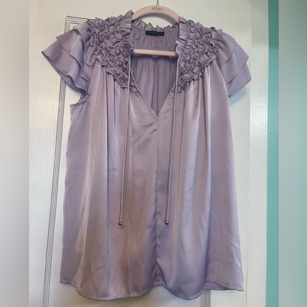 Biltmore purple blouse